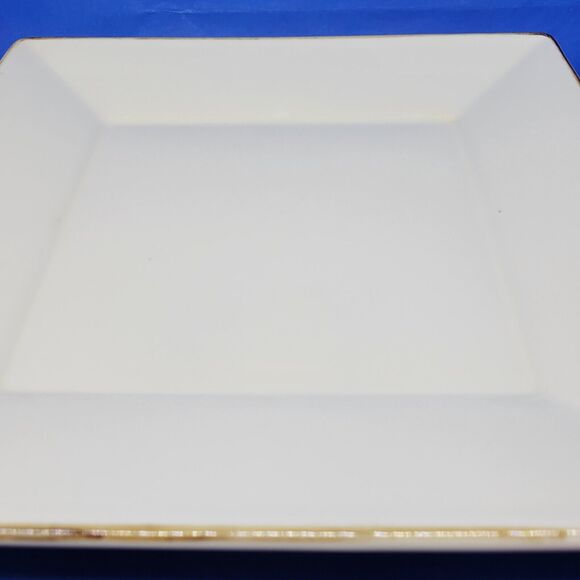Pottery Barn Asian Square Putty DINNER PLATE 10 1/2" - Picture 7 of 7